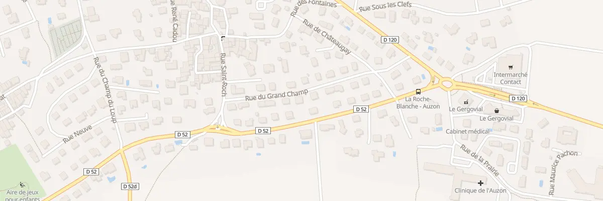 Plan du 10 Rue du Grand Champ à La Roche-Blanche