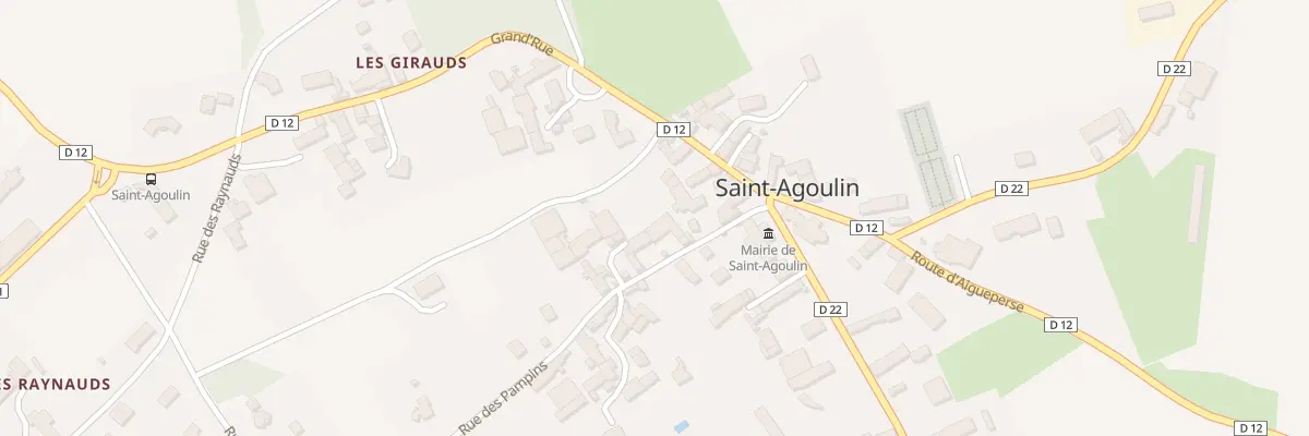 Plan du 4 Rue des Pampins à Saint-Agoulin