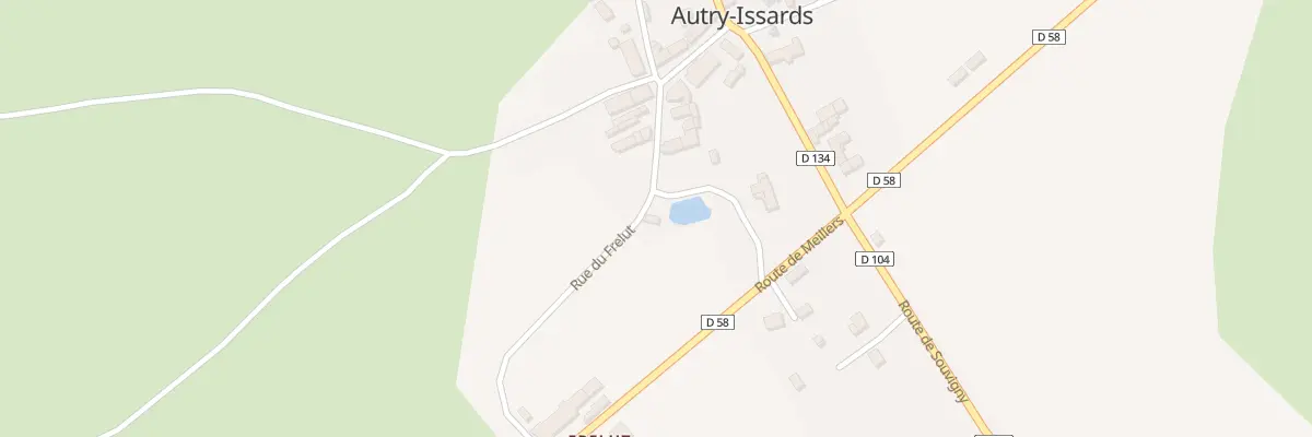 Plan du 5014 Petit Frelut à Autry-Issards
