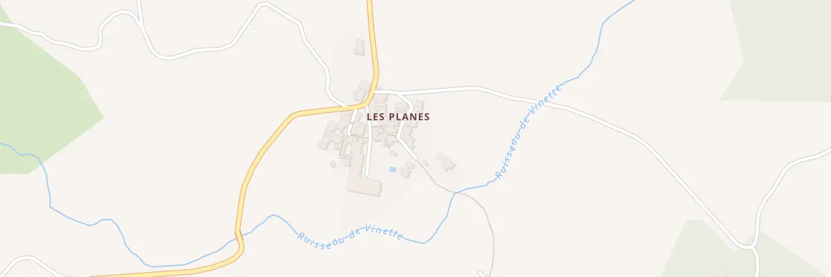 Plan du 5094F Hameau des Planes à Avène