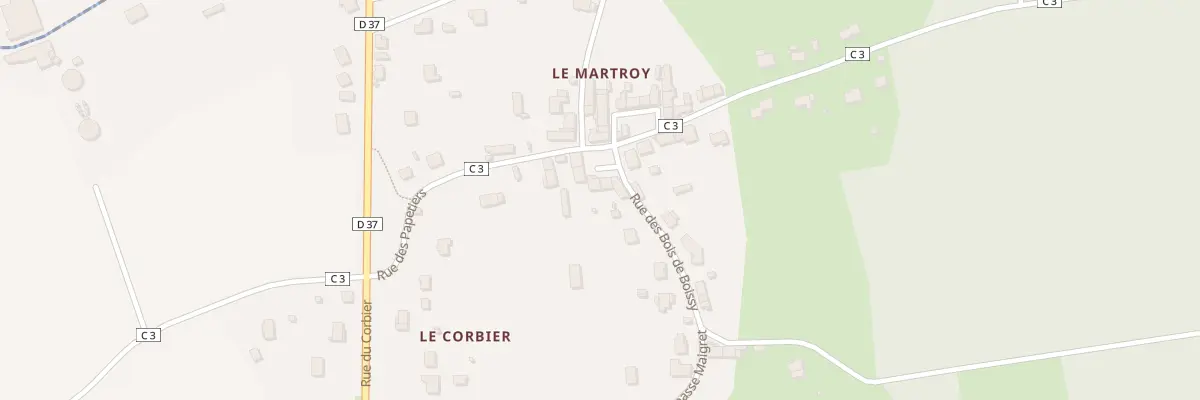Plan du 32 Le Martroy à Chailly-en-Brie