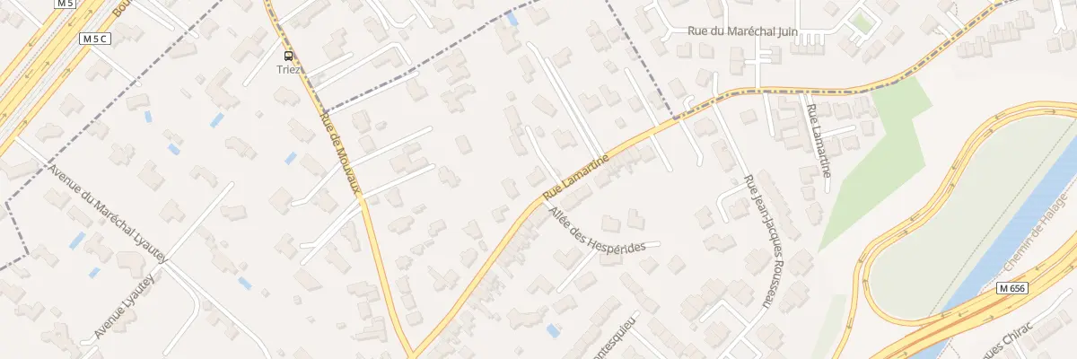 Plan du 11 Rue Lamartine à Wasquehal