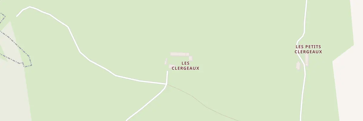Plan du 183 Les Clergeaux d’En Haut à Moutiers-en-Puisaye