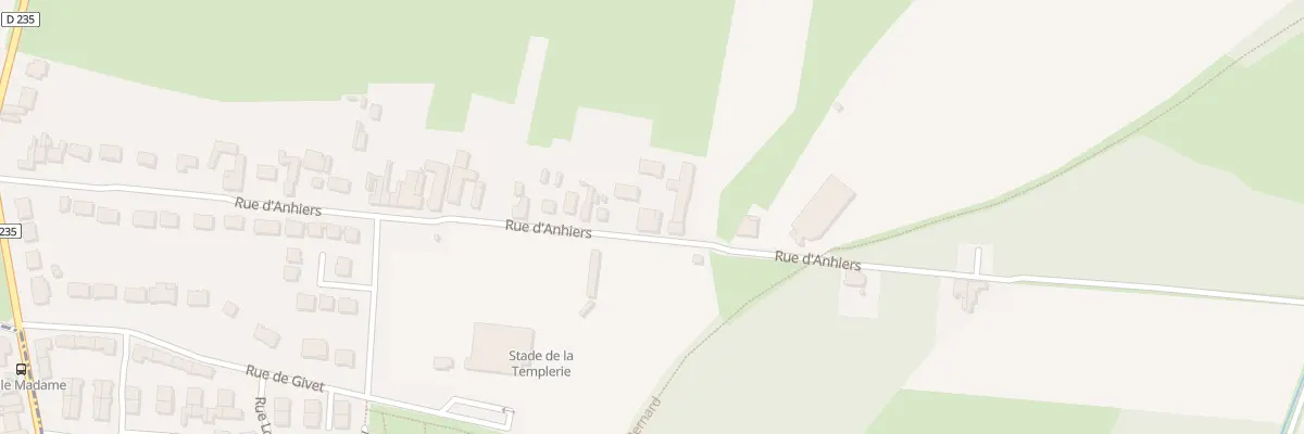 Plan du 463 Rue d’Anhiers à Douai