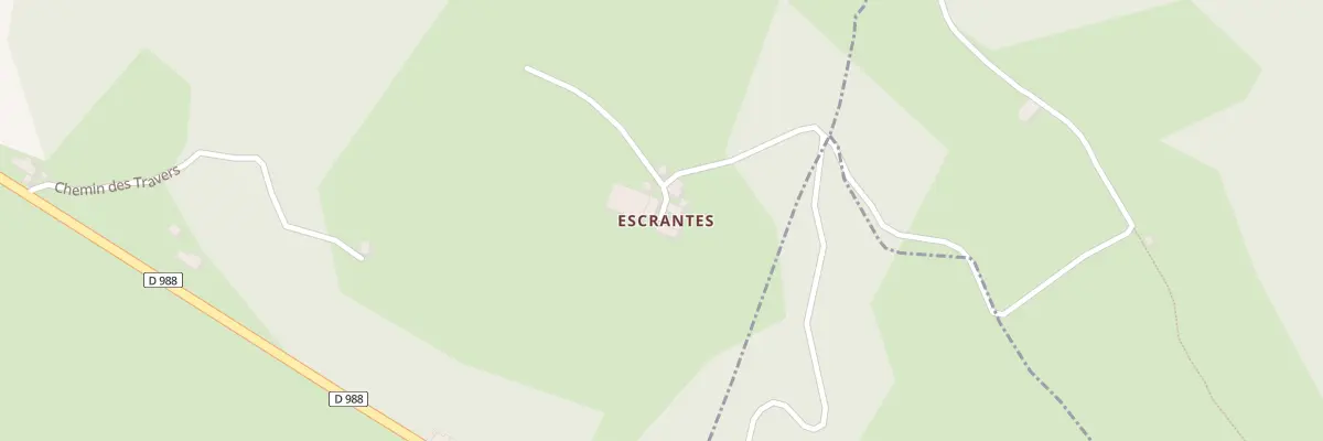 Plan du 5 Escrantes à Saint-Laurent-d’Olt