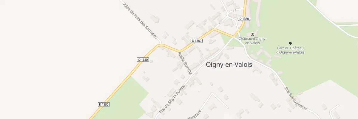 Plan du 7 Rue des Bourgeois à Oigny-en-Valois