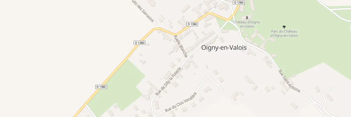 Plan du 2 Rue de Silly la Poterie à Oigny-en-Valois