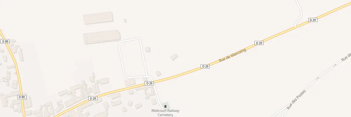 Plan du 25 Rue de Marcoing à Ribécourt-la-Tour