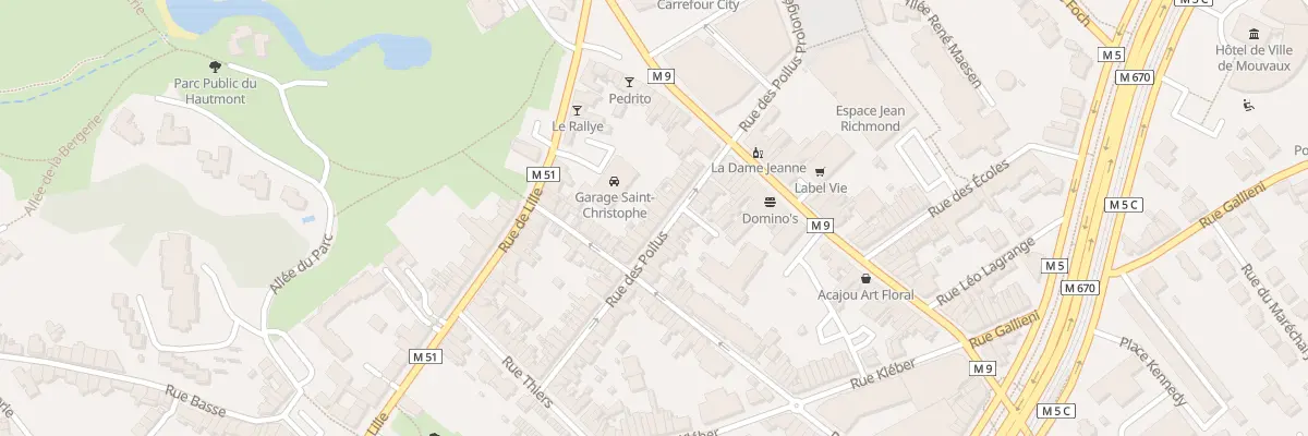 Plan du 24 Rue des Poilus à Mouvaux