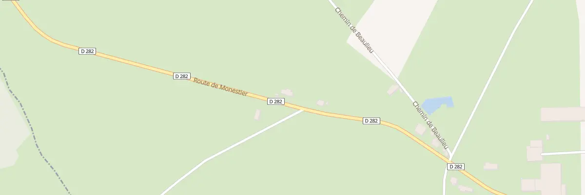 Plan du 18 Rte de Monestier à Deneuille-lès-Chantelle