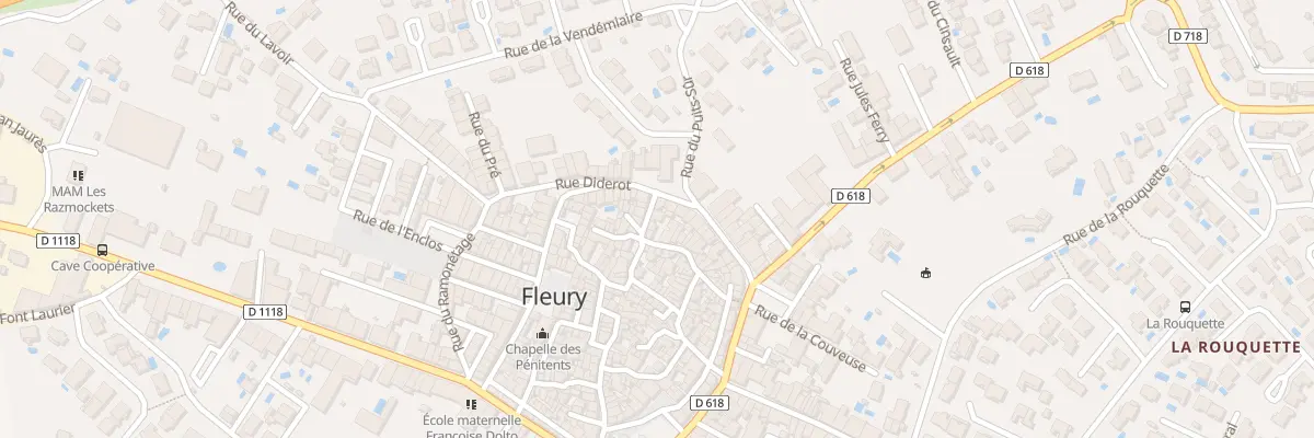 Plan du 3 Rue de la Brèche à Fleury