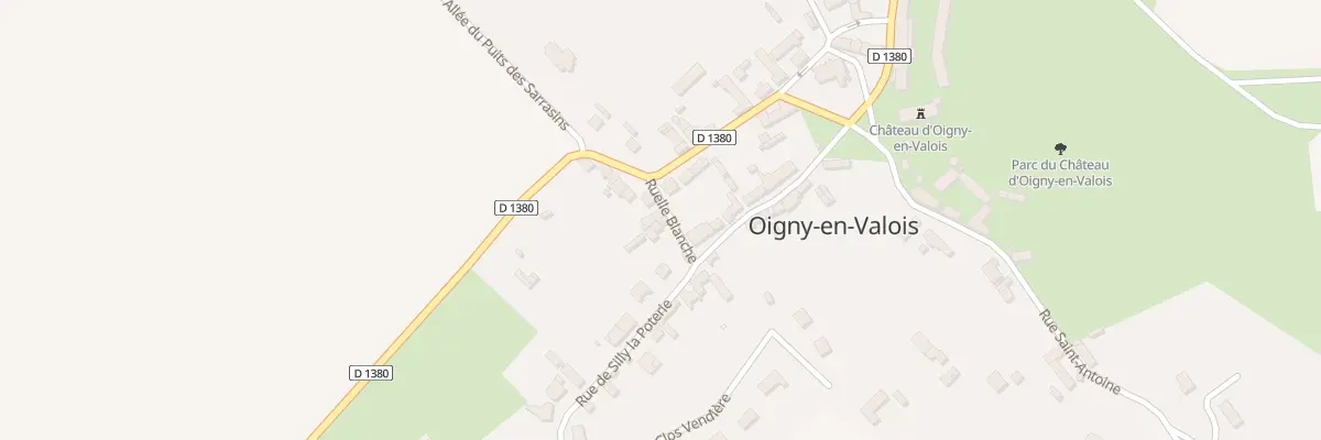 Plan du 1 Rle Blanche à Oigny-en-Valois