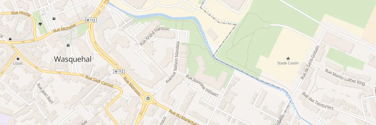 Plan du 10 Rue Nelson Mandela à Wasquehal