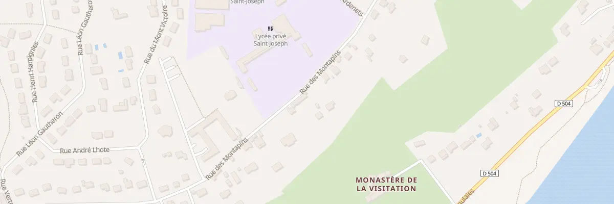 Plan du 125 Rue des Montapins à Nevers