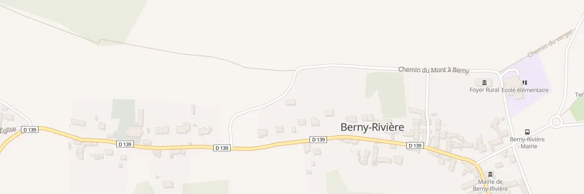 Plan du 44 Rue du Pont Araby à Berny-Rivière