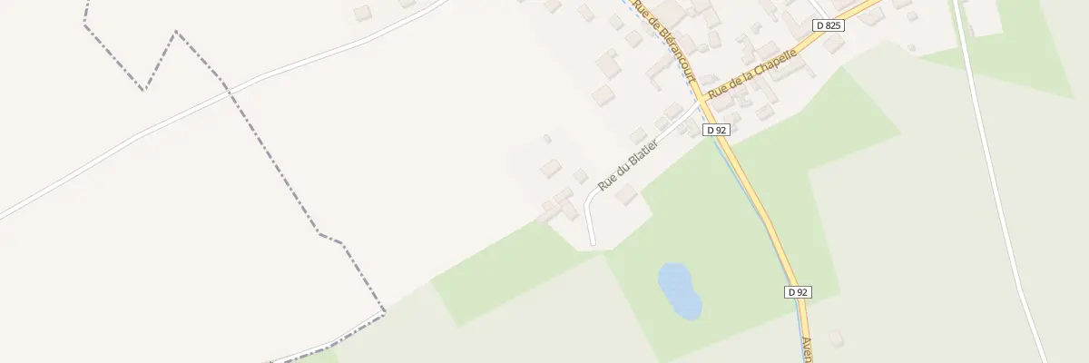 Plan du 4 Rle Blatier à Marest-Dampcourt