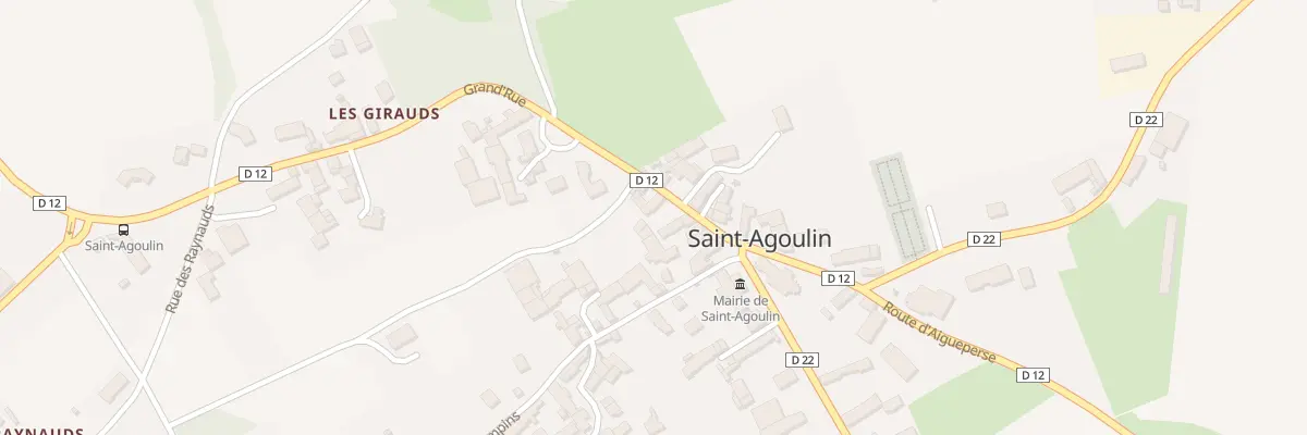 Plan du 3 Gr Grand Rue à Saint-Agoulin