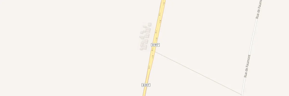 Plan du 1556 Route Nationale à Faumont
