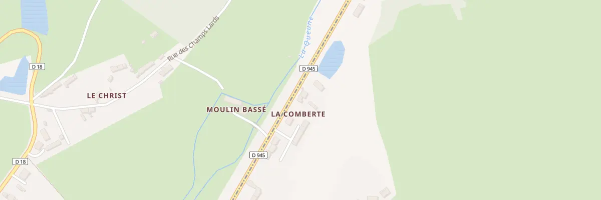 Plan du 20 Rte de Moulins à Châtillon