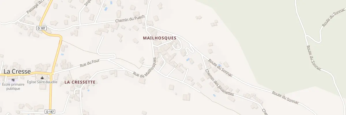 Plan du 5061 Mailhosques à La Cresse