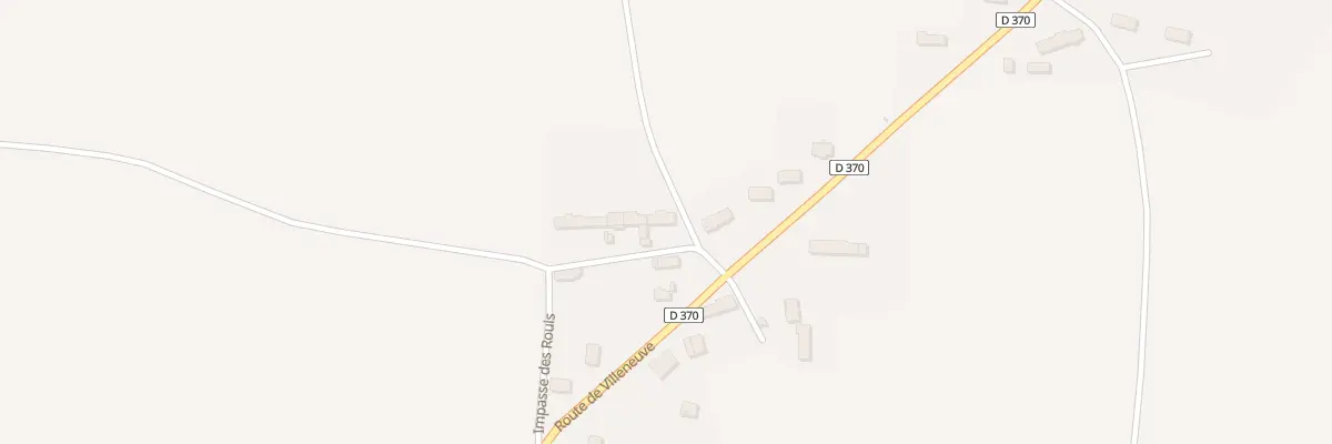 Plan du 2 Imp des Rouis à Fouchères