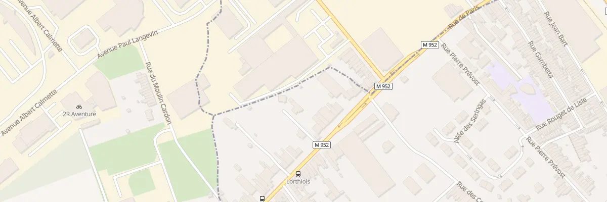 Plan du 485 Rue de Tourcoing à Mouvaux