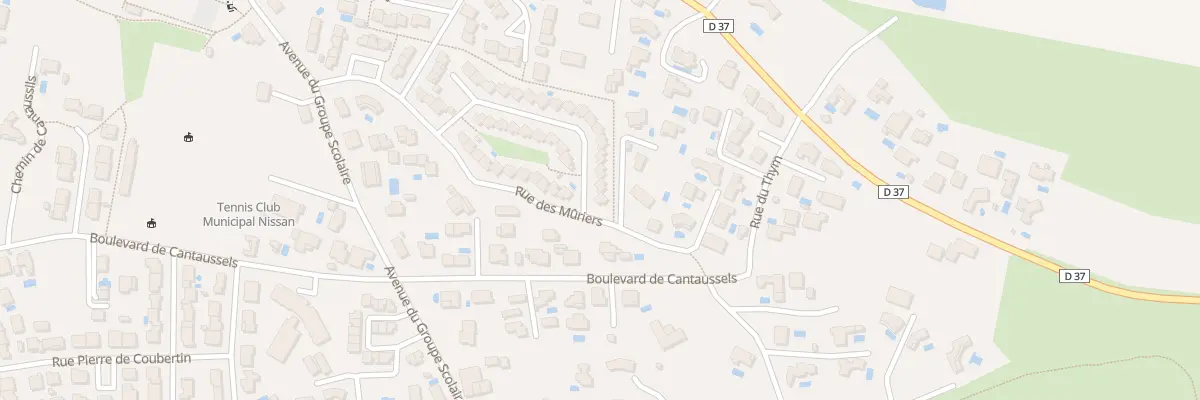 Plan du 33 Rue des Romarins à Nissan-lez-Enserune