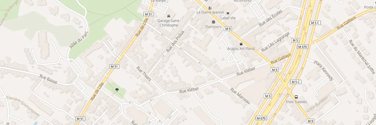 Plan du 38 Rue Marceau à Mouvaux