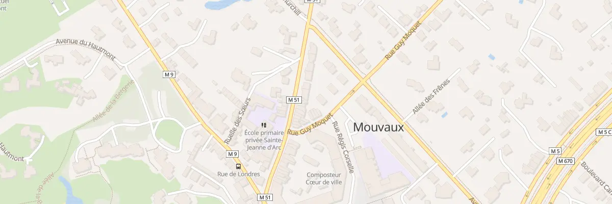 Plan du 70 Rue de Londres à Mouvaux