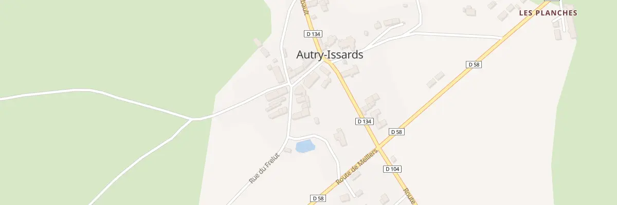 Plan du 5129 Le Bourg à Autry-Issards