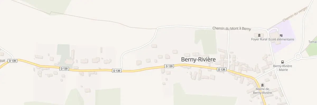 Plan du 40 Rue du Pont Araby à Berny-Rivière