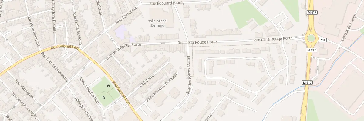 Plan du 42 Rue de la Rouge Porte à Halluin