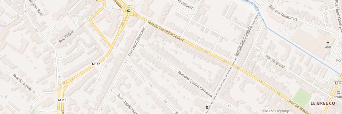Plan du 23 Rue des Quatre Ormeaux à Wasquehal