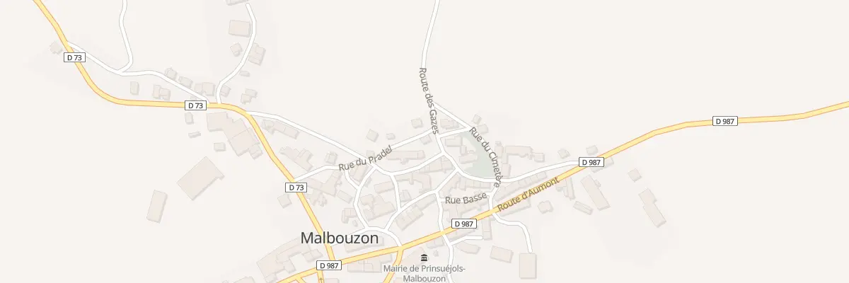 Plan du 5082 Malbouzon à Prinsuéjols-Malbouzon