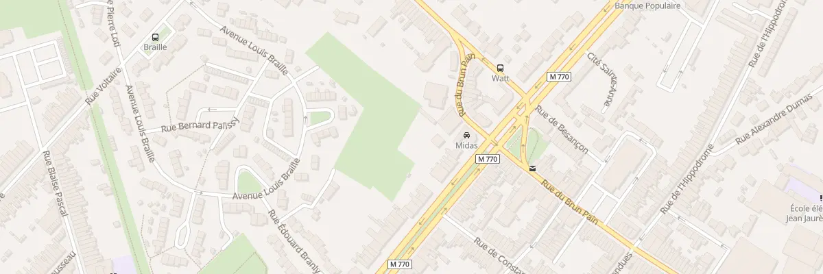Plan du 259 Rue du Brun Pain à Tourcoing