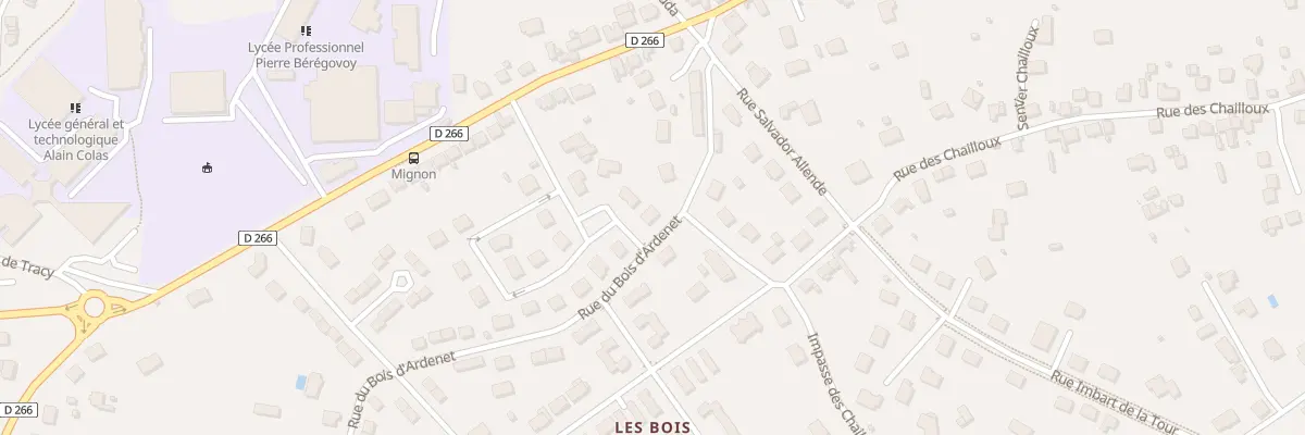Plan du 43 Rue du Bois d’Ardenet à Nevers