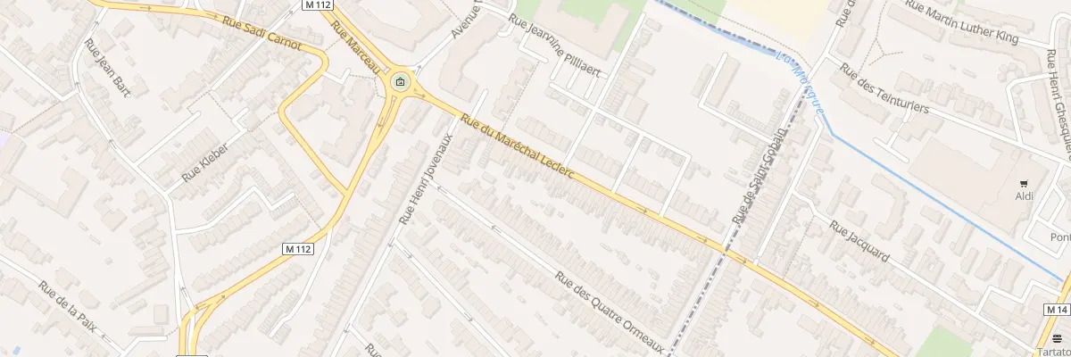 Plan du 52 Rue du Maréchal Leclerc à Wasquehal