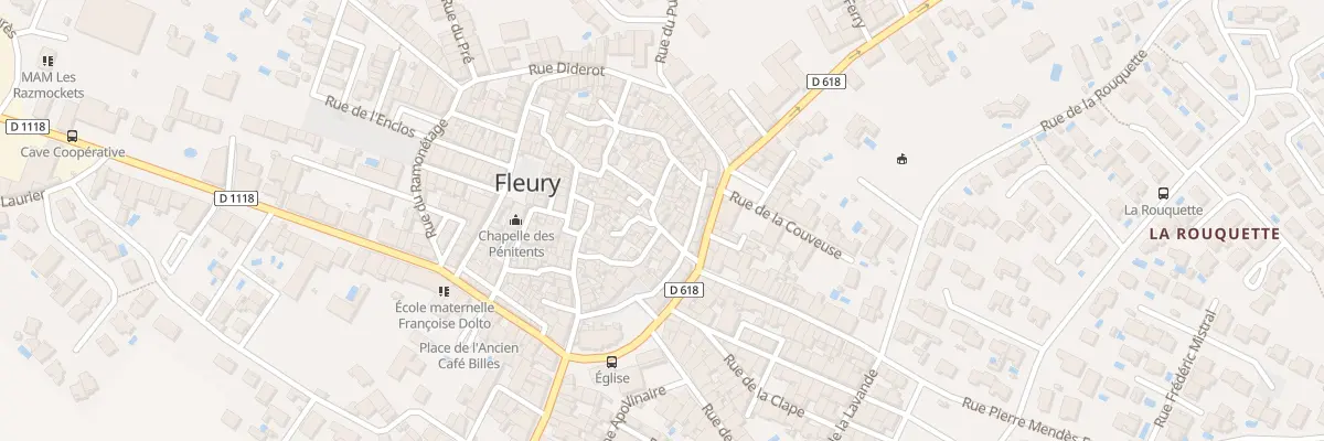 Plan du 14 Rue Porte du Cros à Fleury