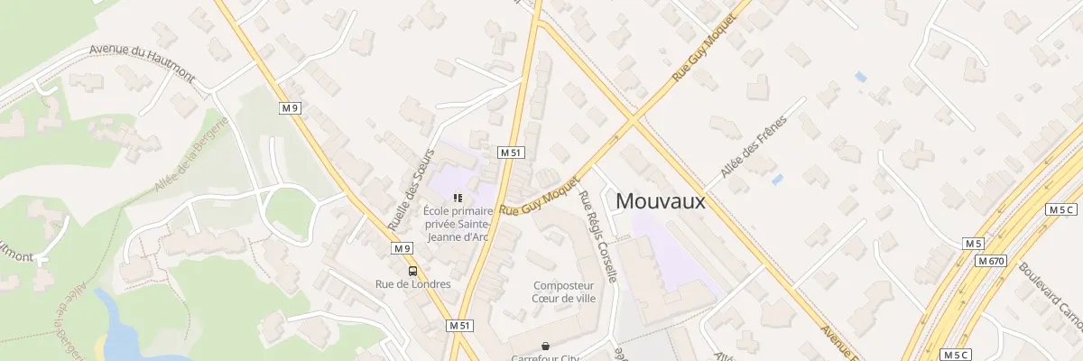 Plan du 11 Rue Guy Moquet à Mouvaux