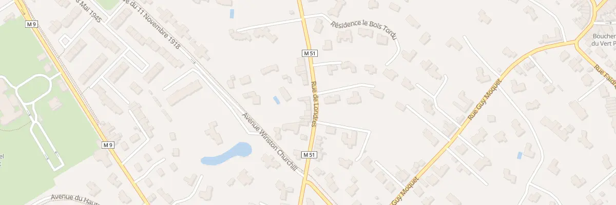 Plan du 117 Rue de Londres à Mouvaux