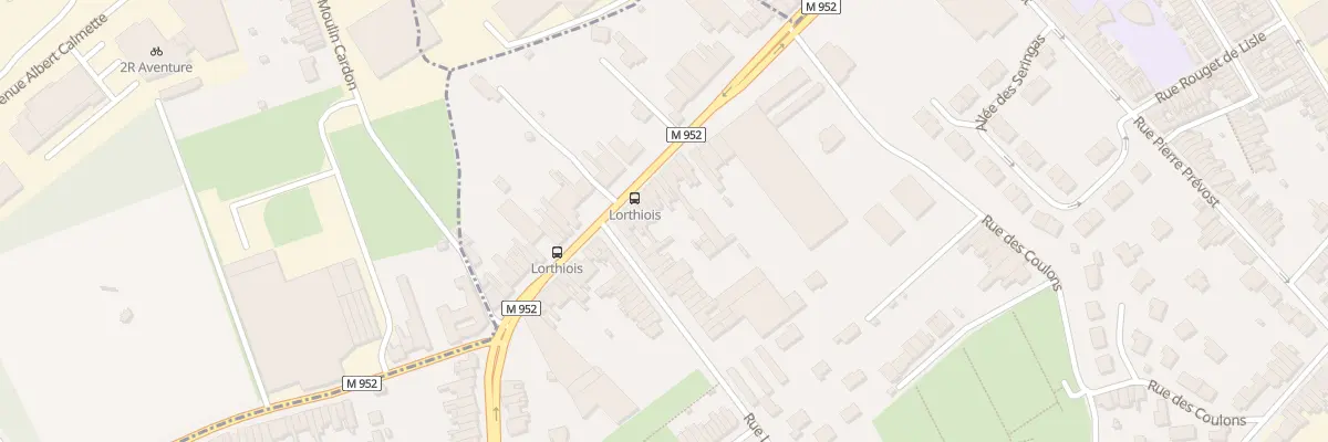 Plan du 504 Rue de Tourcoing à Mouvaux
