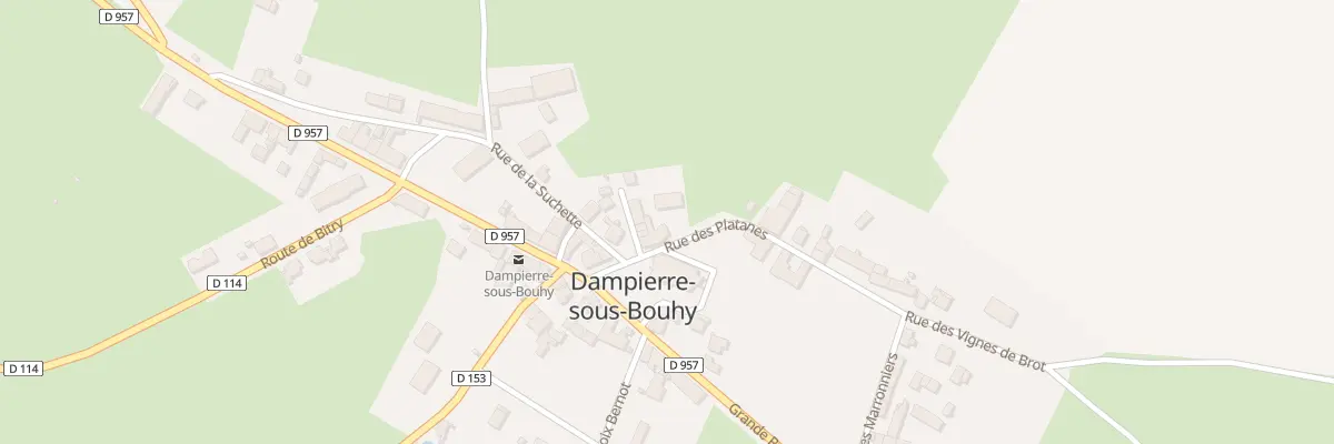 Plan du 39 Le Bourg à Dampierre-sous-Bouhy