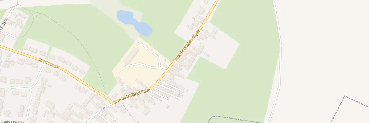 Plan du 30 Rue de la Republique à Dechy