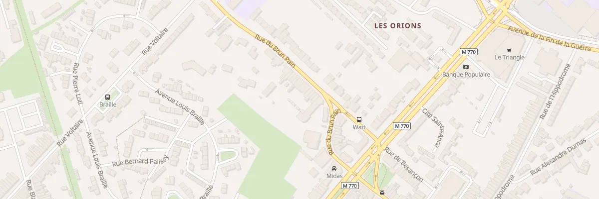 Plan du 301 Rue du Brun Pain à Tourcoing