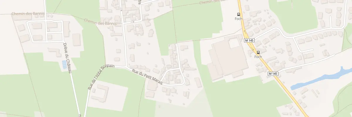 Plan du 38 Che du Petit Marais à Fretin