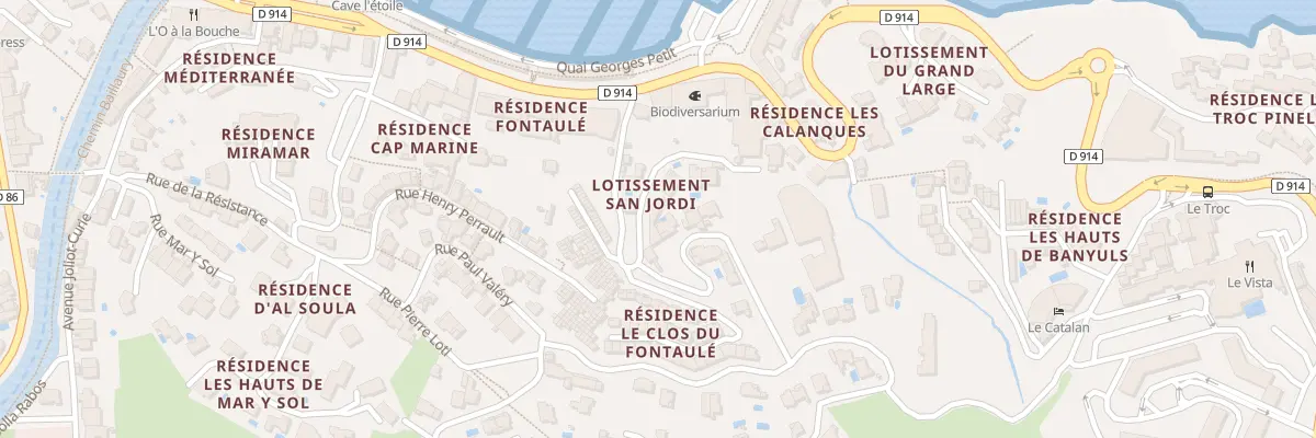Plan du 6 Rue Professeur Pruvost à Banyuls-sur-Mer