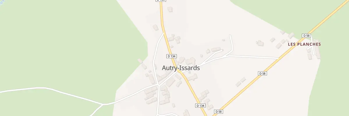 Plan du 5005B Le Bourg à Autry-Issards