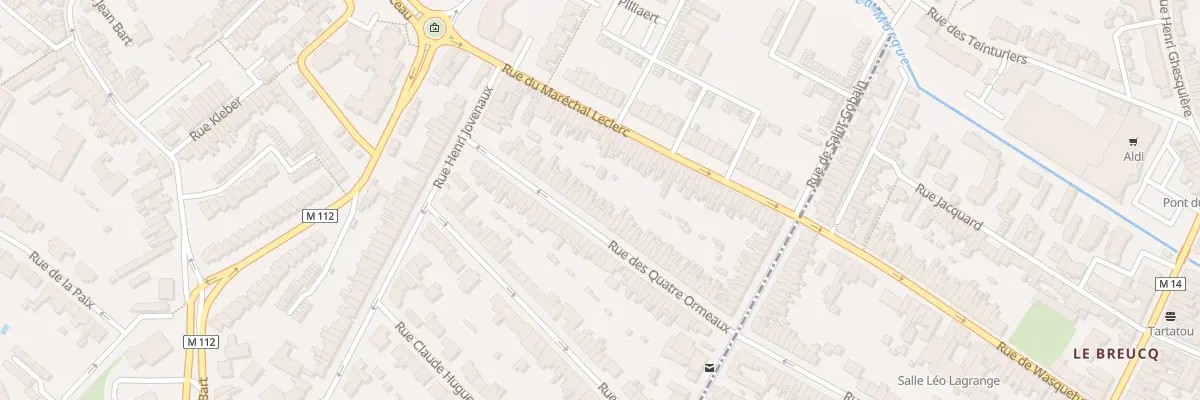Plan du 29 Rue des Quatre Ormeaux à Wasquehal