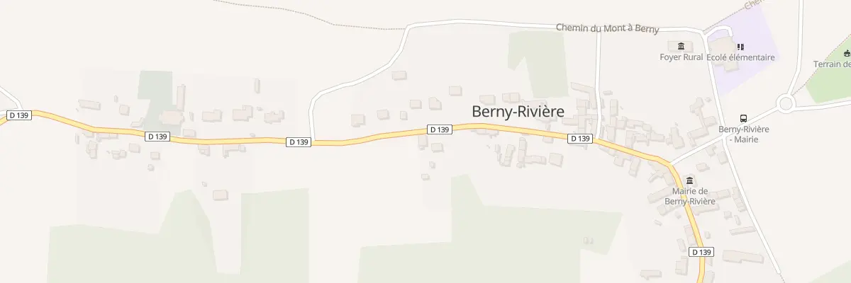 Plan du 25 Rue du Pont Araby à Berny-Rivière