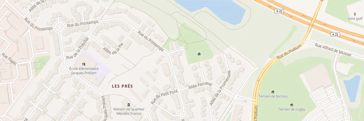 Plan du 60 Rue du Printemps à Villeneuve-d’Ascq